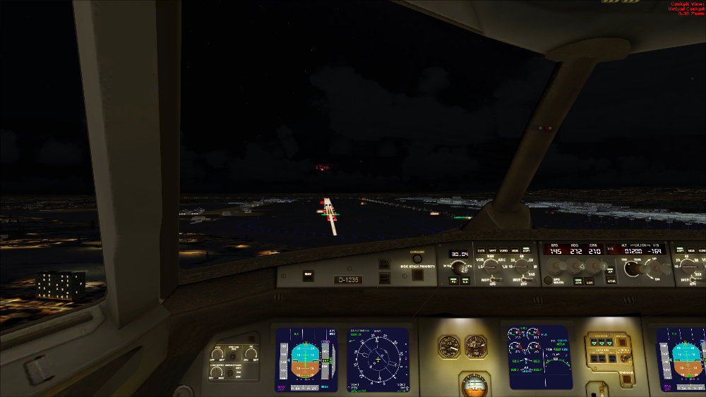 Flight Simulator X Landeanflug auf Frankfurt